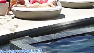 Pijat Amerika penuh kasih milf sialan penuh gairah cumshot creampie anal