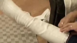 Jana Mala mengambil beban besar di wajahnya yang cantik - Teen Blowjob Cum Swallow